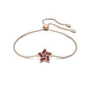 Swarovski heart-shaped red five-pointed star bracelet